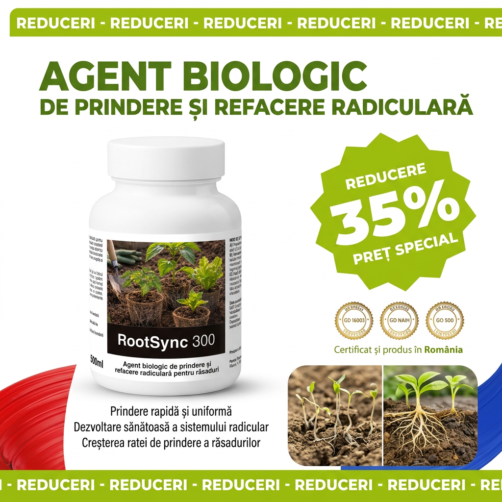 ROOTSYNC300 - Agent biologic de prindere și refacere radiculară