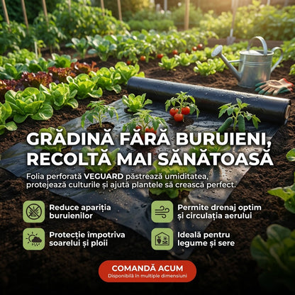 Gata cu buruienile din grădină – Covor Anti-Buruieni 0,95 x 10 m