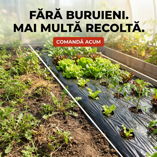 Gata cu buruienile din grădină – Covor Anti-Buruieni 0,95 x 10 m