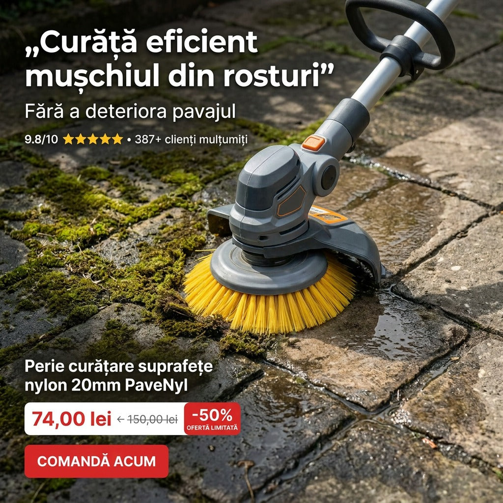 Perie curățare suprafețe nylon 20mm