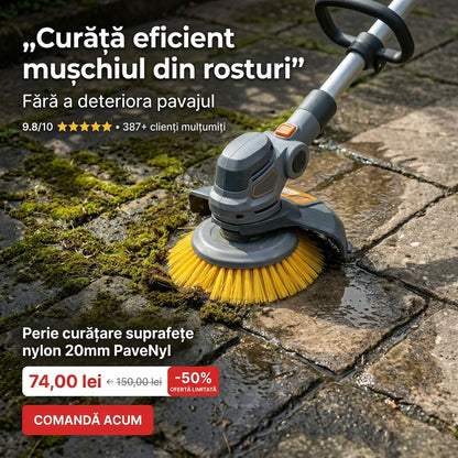 Perie curățare suprafețe nylon 20mm