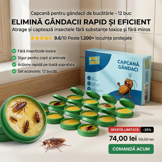 Capcana pentru gandacii de bucatarie - 12 buc