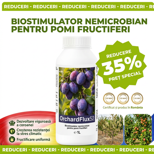ORCHARDFLUX52 – Biostimulator nemicrobian pentru pomi fructiferi