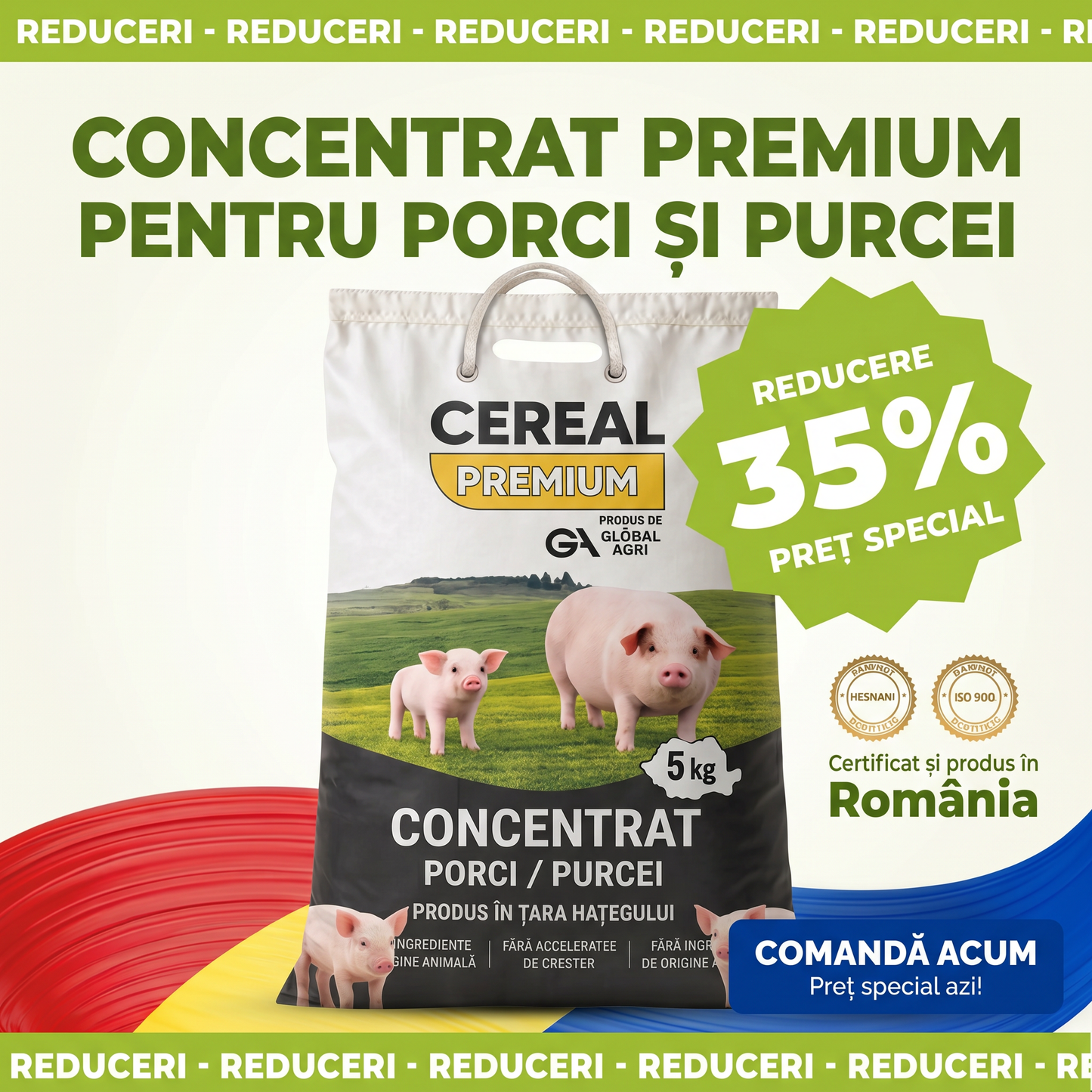 Concentrat premium pentru porci și purcei