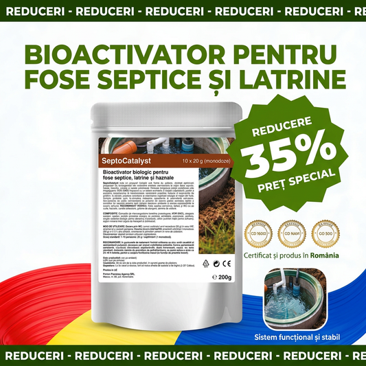 SEPTOCATALYST - Bioactivator pentru fose septice și latrine
